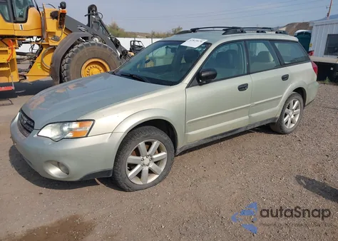 2007 Subaru Outback 2.5I Basic z USA, uszkodzony, nr VIN 4S4BP61C176330295